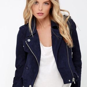 NWT BlankNYC Suede Moto Jacket